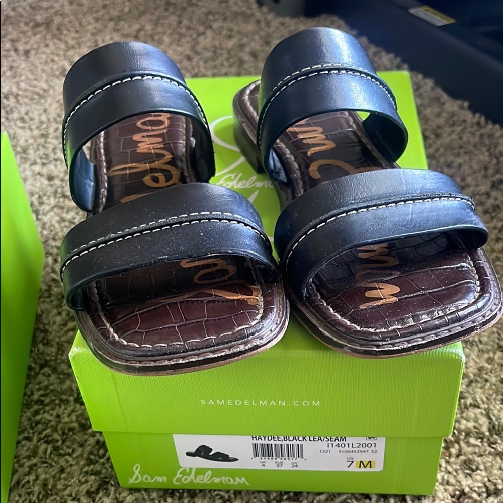 Sam Edelman Women's Haydee Slide Sandal, Black - Picture 2 of 11